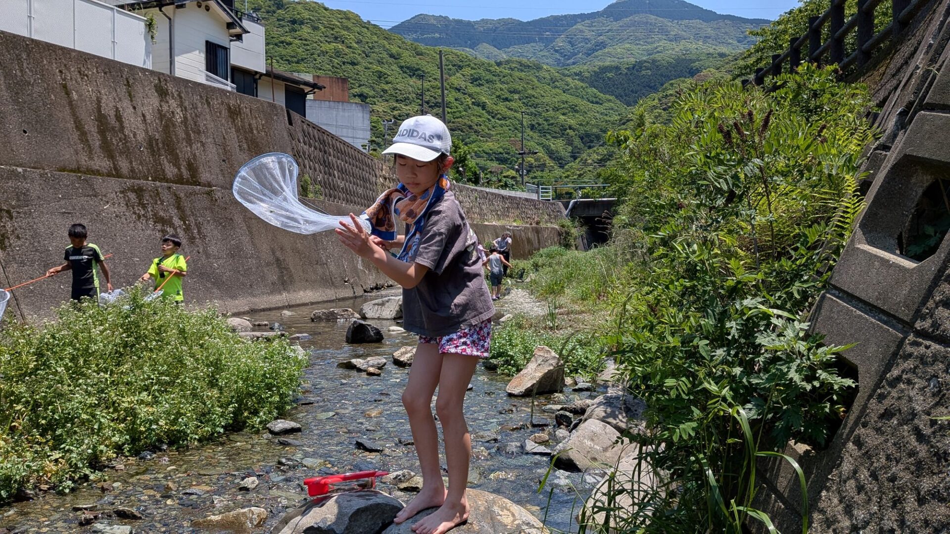 川遊び